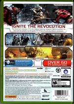 Xbox 360 Assassin's Creed III Back CoverThumbnail